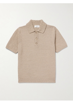 Mr P. - Slub Cotton Polo Shirt - Men - Neutrals - XS