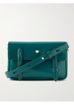 Montblanc - Meisterstück Mini Leather Messenger Bag - Men - Blue