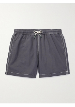 Hartford - Straight-Leg Mid-Length Swim Shorts - Men - Gray - S