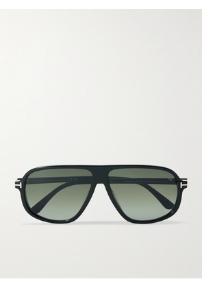 TOM FORD - Guillame Aviator-Style Acetate Sunglasses - Men - Black