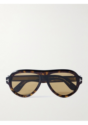 TOM FORD - Icon Pilot Aviator-Style Tortoiseshell Acetate Sunglasses - Men - Tortoiseshell