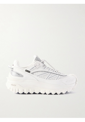 Moncler - Trailgrip GTX Leather-Trimmed Ripstop and Rubber Sneakers - Men - White - EU 40