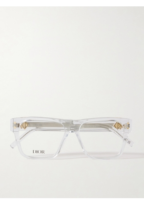 Dior Eyewear - CD DiamondO S6I Square-Frame Acetate Optical Glasses - Men - Neutrals