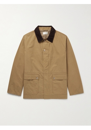 The Row - Frank Corduroy-Trimmed Brushed-Cotton Jacket - Men - Brown - S