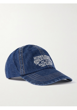 Polo Ralph Lauren - Polo Country Logo-Embroidered Denim Baseball Cap - Men - Blue