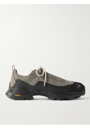 ROA - Katharina Light Rubber and Leather-Trimmed Ripstop Sneakers - Men - Gray - EU 40