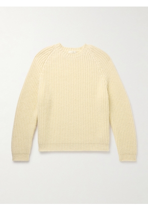 The Row - Adonis Ribbed Mohair and Silk-Blend Sweater - Men - Neutrals - S