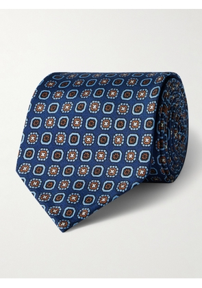 Rubinacci - 8cm Silk-Jacquard Tie - Men - Blue