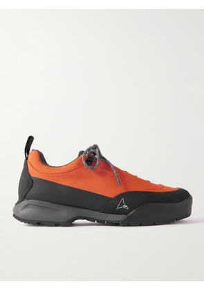 ROA - Cingino Rubber-Trimmed Microfibre Hiking Sneakers - Men - Orange - EU 40
