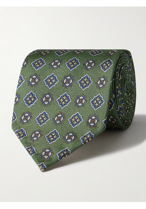 Rubinacci - 8cm Silk-Jacquard Tie - Men - Green