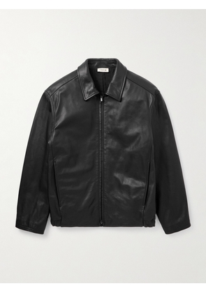 Fear of God - Rider Oversized Leather Jacket - Men - Black - S
