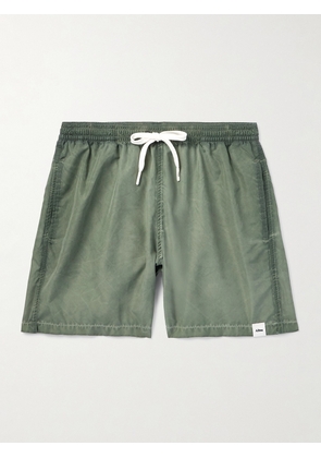 Altea - Straight-Leg Mid-Length Swim Shorts - Men - Green - S
