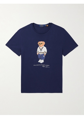 Polo Ralph Lauren - Slim-Fit Logo-Print Cotton-Jersey T-Shirt - Men - Gray - XS
