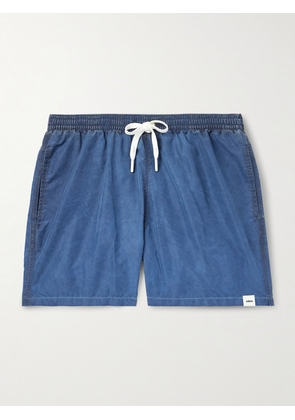 Altea - Straight-Leg Mid-Length Swim Shorts - Men - Blue - S