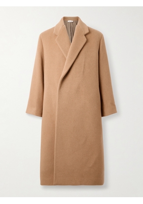 Fear of God - Oversized Double-Breasted Belted Melton Wool Overcoat - Men - Brown - S