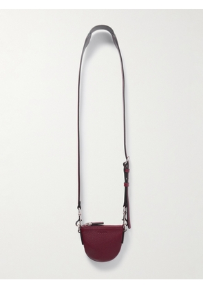 Gucci - Nano Full Grain-Leather Messenger Bag - Men - Burgundy