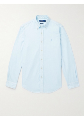 Polo Ralph Lauren - Button-Down Collar Logo-Embroidered Cotton Oxford Shirt - Men - Blue - XS