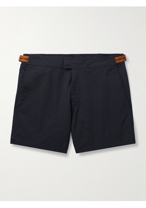 Zegna - Rio Straight-Leg Mid-Length Swim Shorts - Men - Blue - S