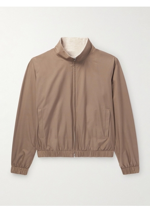 Loro Piana - Reversible Windmate® Storm System® Nylon and Cashmere Blouson Jacket - Men - Brown - IT 46