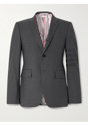 Thom Browne - Grey Slim-Fit Striped Wool Suit Jacket - Men - Gray - 1