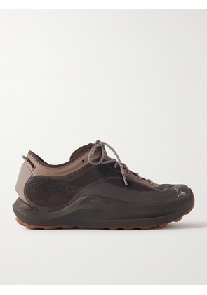 ROA - Sella Rubber-Trimmed ProWave Jacquard Trail Sneakers - Men - Black - EU 39