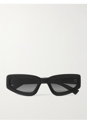 Gucci - Cat-Eye Acetate Sunglasses - Men - Black