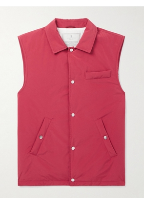 Brunello Cucinelli - Padded Shell Gilet - Men - Red - IT 46