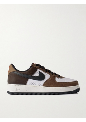 Nike - Air Force 1 Low Escape Retro Perforated Leather Sneakers - Men - Brown - US 5