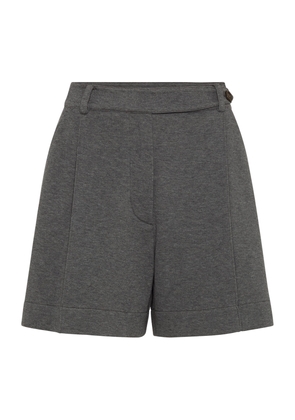 Brunello Cucinelli Techno Cotton Piqué Shorts