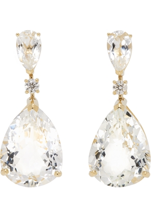 Mateo Gold & White Topaz Sophia Earrings