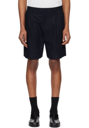 A. P.C. Navy Crew Shorts