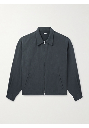 A.PRESSE - Silk-Twill Blouson Jacket - Men - Black - 1
