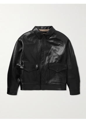 A.PRESSE - Type A-2 Leather Jacket - Men - Black - 1