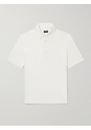 Zegna - Oasi Linen Polo Shirt - Men - White - IT 46