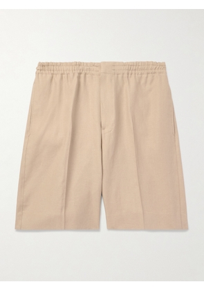Zegna - Straight-Leg Linen Shorts - Men - Neutrals - IT 46