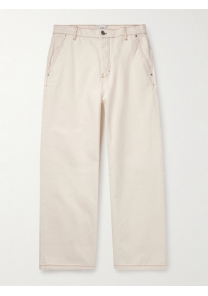 AMI PARIS - Wide-Leg Jeans - Men - Neutrals - UK/US 26