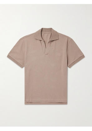 Stòffa - Cotton-Piqué Polo Shirt - Men - Brown - IT 46