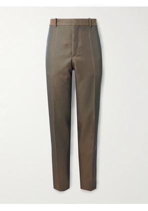 Jil Sander - Straight-Leg Virgin Wool-Blend Twill Trousers - Men - Neutrals - IT 46