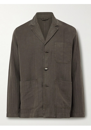 Frescobol Carioca - Lima Unstructured Lyocell, Linen and Cotton-Blend Blazer - Men - Green - S