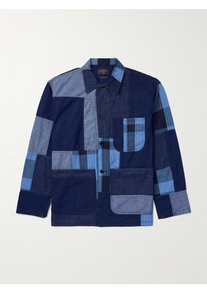 Beams Plus - Patchwork Denim Jacket - Men - Blue - S