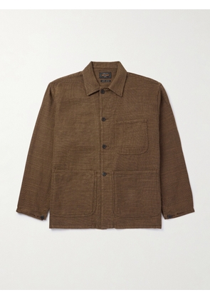 Beams Plus - Mil Linen and Cotton-Blend Chore Jacket - Men - Brown - S