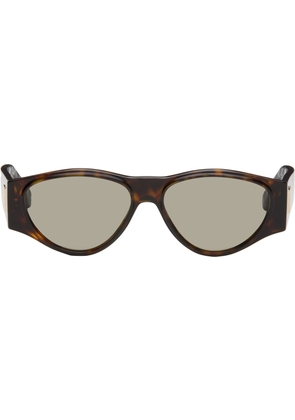 Fendi Brown FF Squared Sunglasses