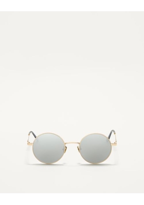 Valentino ROUND METAL FRAME unisex GOLD/SILVER 48