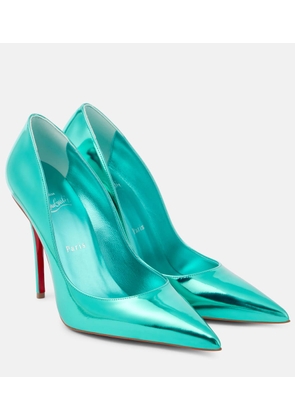 Christian Louboutin Miss Z 100 metallic leather pumps