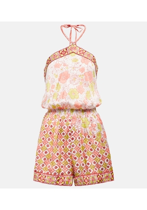 Poupette St Barth Isabelle floral jumpsuit