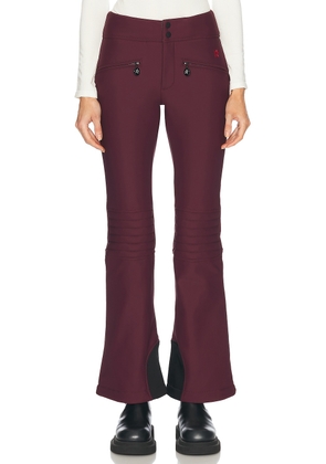 Perfect Moment Aurora High Waist Flare Ski Pant in Burgundy - Burgundy. Size S (also in M).