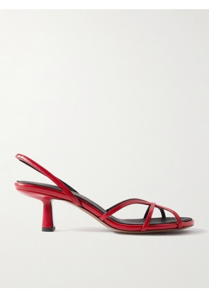 NEOUS - Ibor Leather Slingback Sandals - Red - IT35,IT35.5,IT36,IT36.5,IT37,IT37.5,IT38,IT38.5,IT39,IT39.5,IT40,IT40.5,IT41
