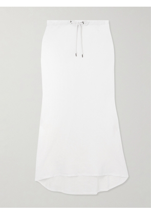 James Perse - Surfside Asymmetric Linen Skirt - White - 01,2,3,4