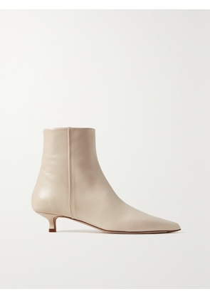 Aeyde - Sofie Leather Ankle Boots - Cream - IT35,IT36,IT37,IT38,IT39,IT40,IT41,IT42