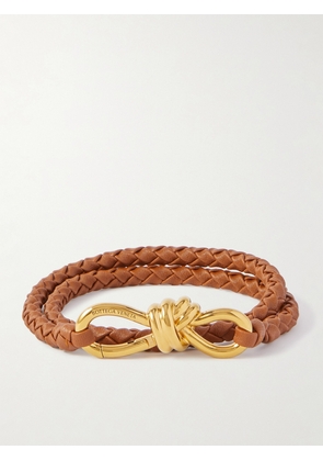 Bottega Veneta - Andiamo Intrecciato Leather Belt - Brown - S,M,L